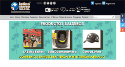 Desktop Screenshot of latinastereo.com